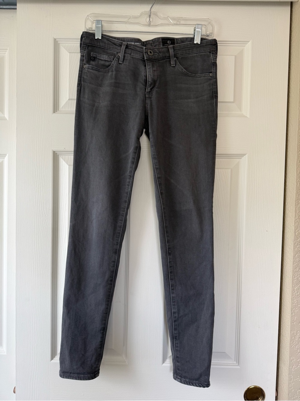 Ag Adriano Goldschmied Charcoal Gray The Legging Ankle Jeans